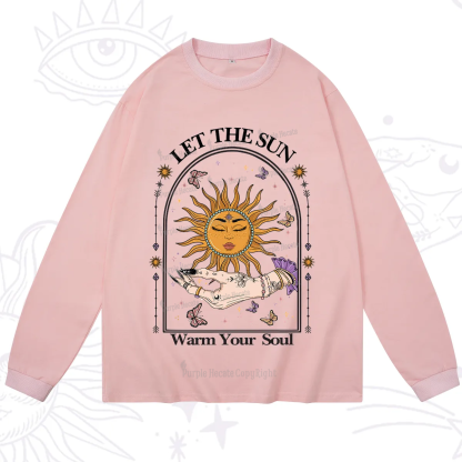 Purplehecate Let The Sun Warm Your Soul Long Sleeve T-Shirt