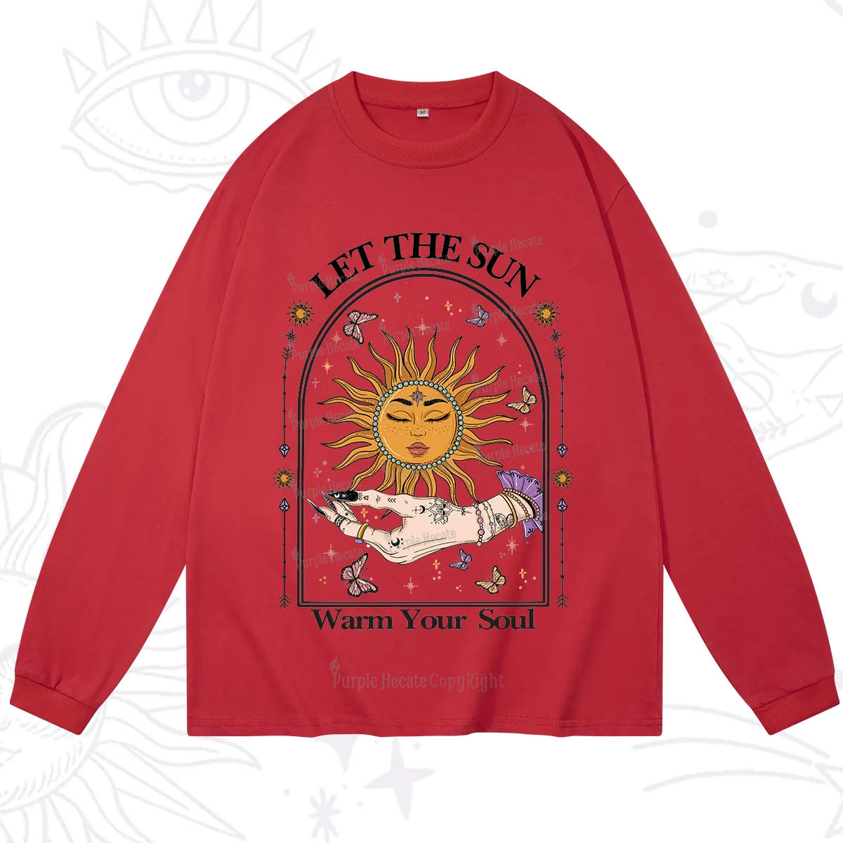 Purplehecate Let The Sun Warm Your Soul Long Sleeve T-Shirt
