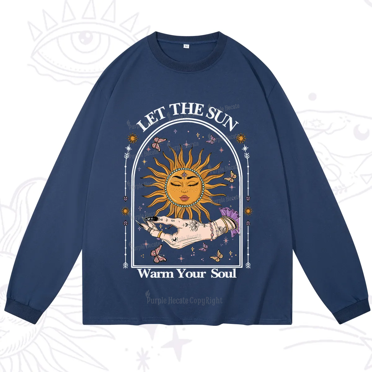 Purplehecate Let The Sun Warm Your Soul Long Sleeve T-Shirt