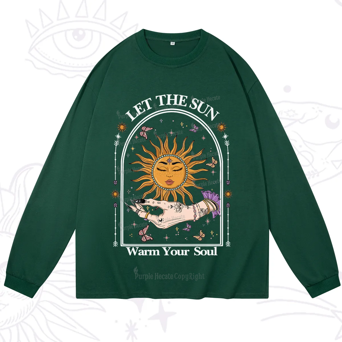 Purplehecate Let The Sun Warm Your Soul Long Sleeve T-Shirt