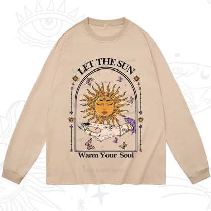 Purplehecate Let The Sun Warm Your Soul Long Sleeve T-Shirt