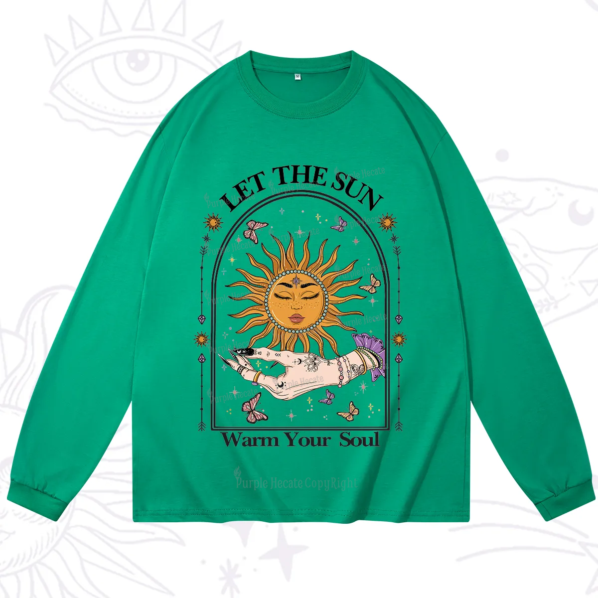 Purplehecate Let The Sun Warm Your Soul Long Sleeve T-Shirt