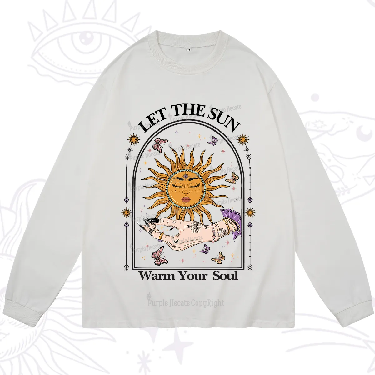 Purplehecate Let The Sun Warm Your Soul Long Sleeve T-Shirt