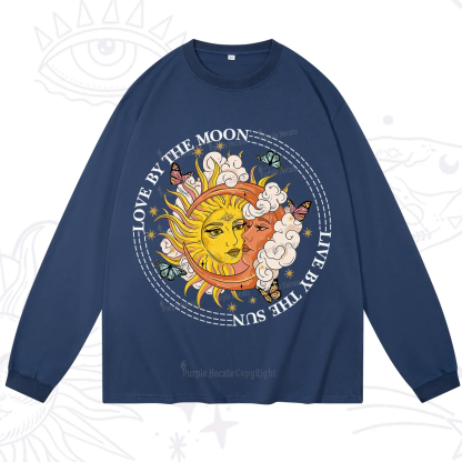 Purplehecate Live By The Sun Love By The Moon Long Sleeve T-Shirt