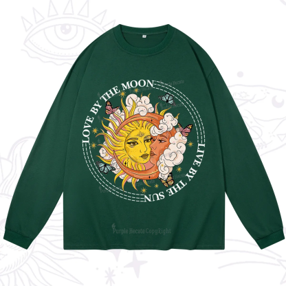 Purplehecate Live By The Sun Love By The Moon Long Sleeve T-Shirt