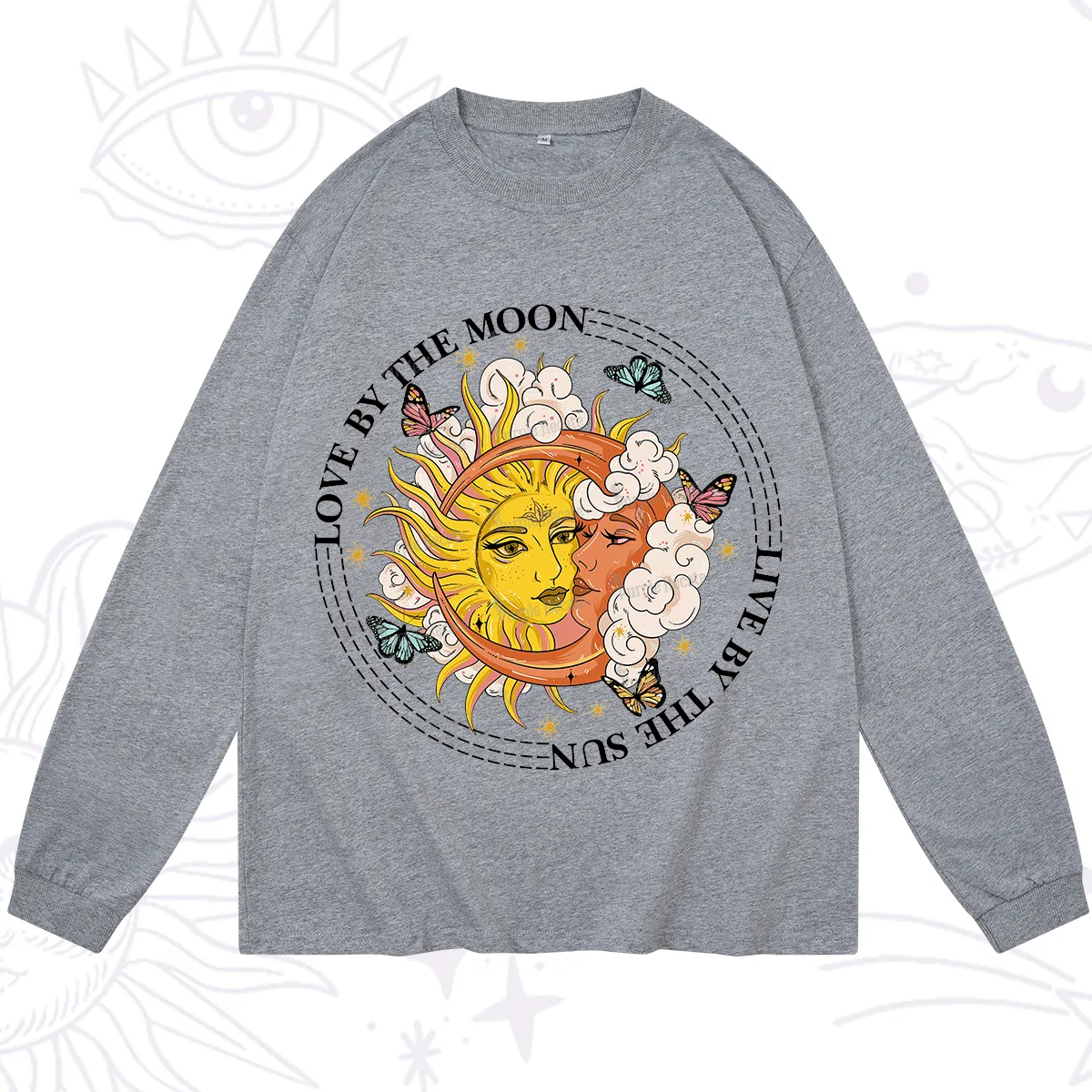 Purplehecate Live By The Sun Love By The Moon Long Sleeve T-Shirt