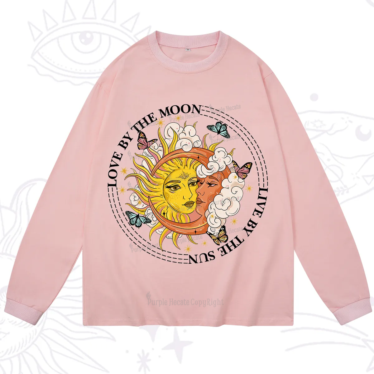 Purplehecate Live By The Sun Love By The Moon Long Sleeve T-Shirt