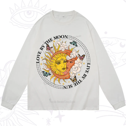 Purplehecate Live By The Sun Love By The Moon Long Sleeve T-Shirt