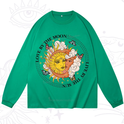 Purplehecate Live By The Sun Love By The Moon Long Sleeve T-Shirt