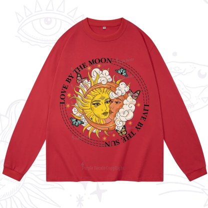Purplehecate Live By The Sun Love By The Moon Long Sleeve T-Shirt