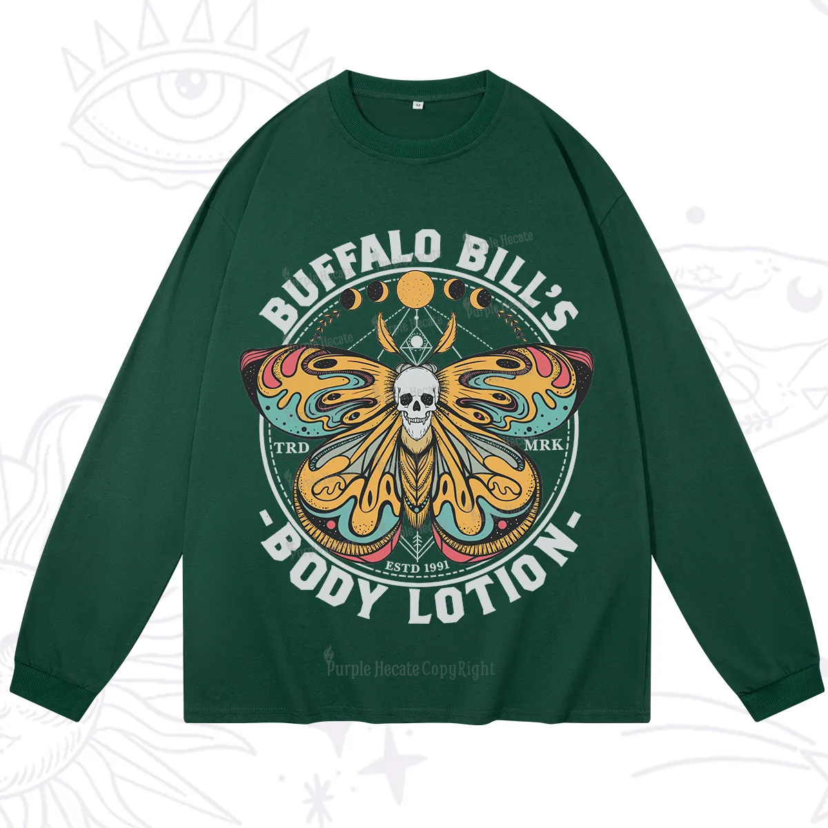 Purplehecate Buffalo Bill Long Sleeve T-Shirt