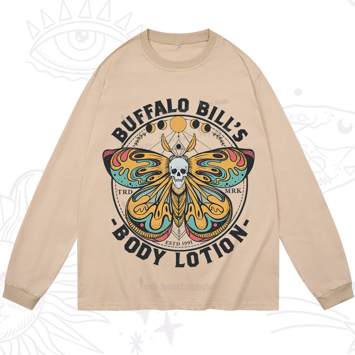 Purplehecate Buffalo Bill Long Sleeve T-Shirt