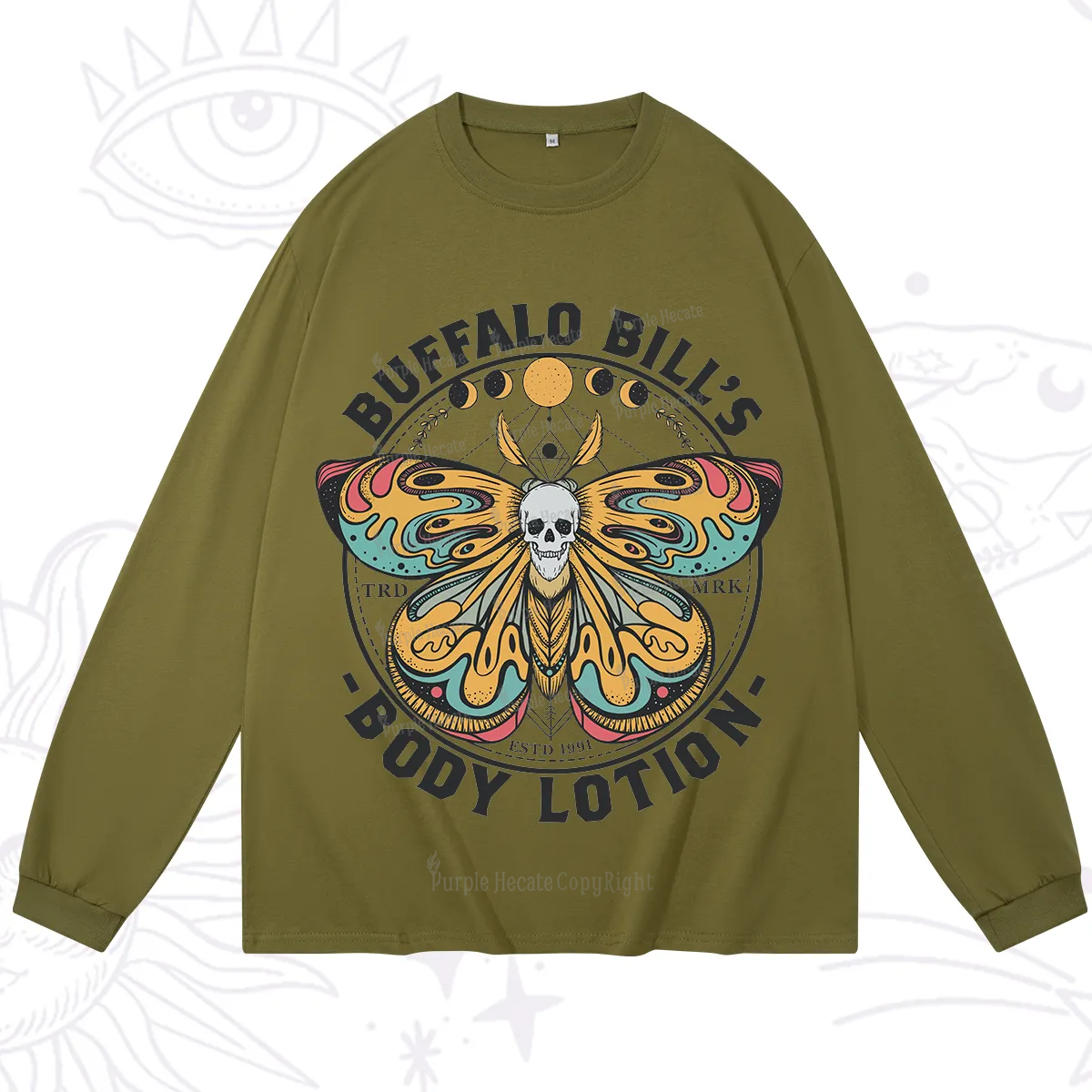 Purplehecate Buffalo Bill Long Sleeve T-Shirt