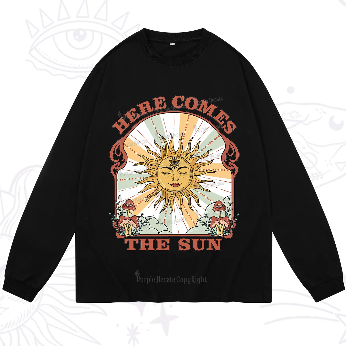 PurplehecateHere Comes The Sun Long Sleeve T-Shirt