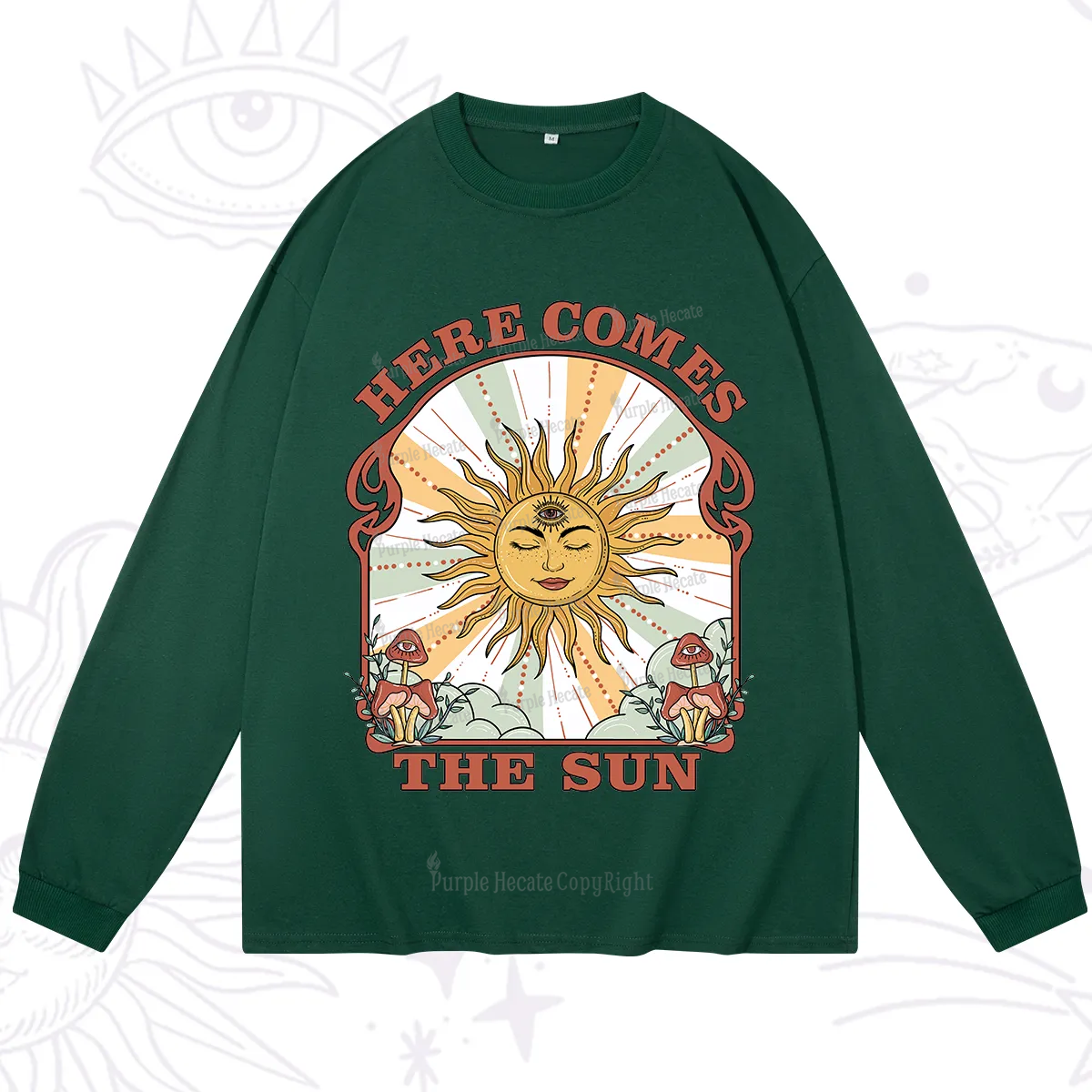 PurplehecateHere Comes The Sun Long Sleeve T-Shirt