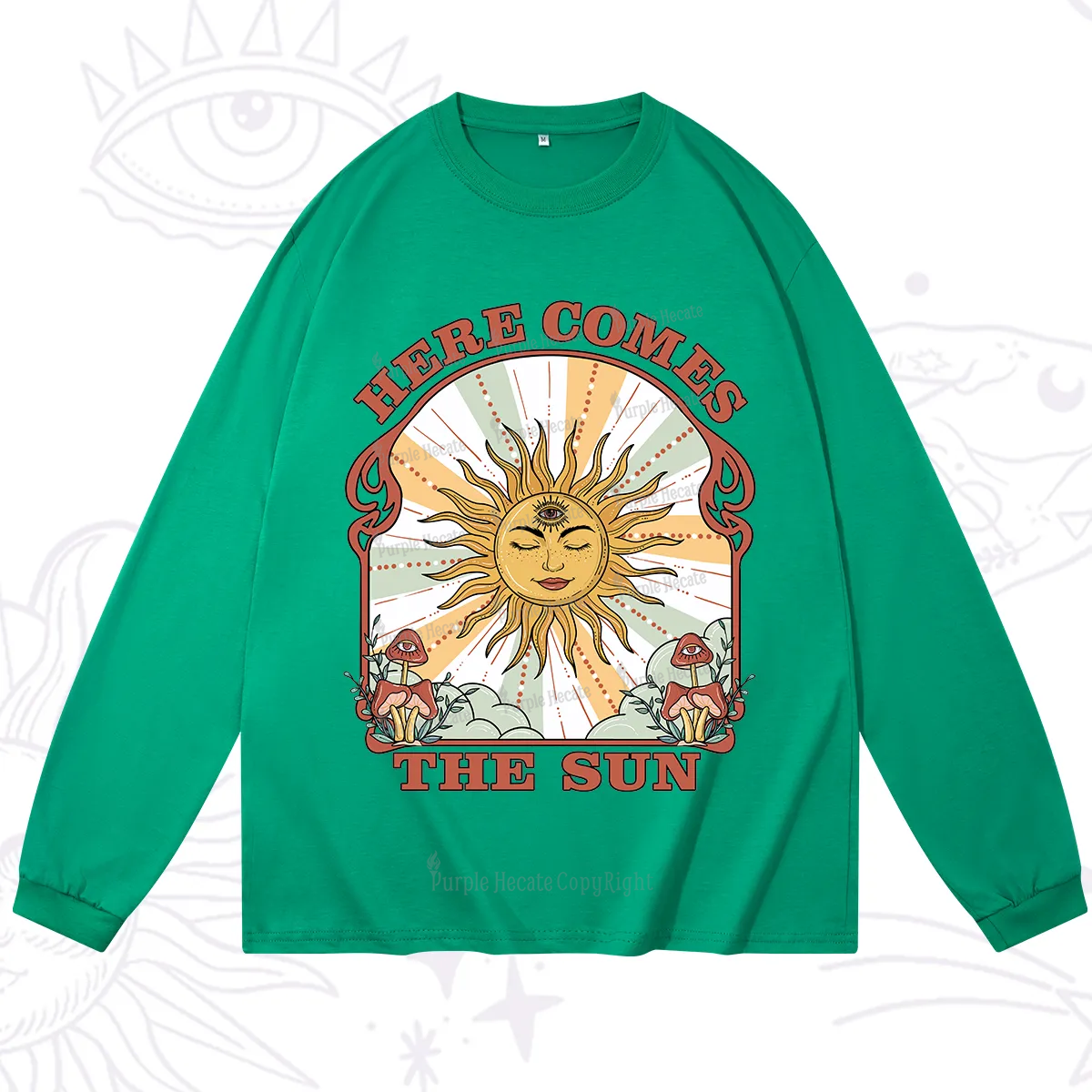 PurplehecateHere Comes The Sun Long Sleeve T-Shirt