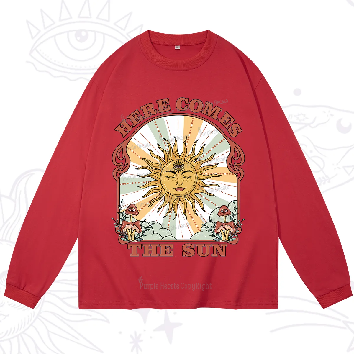 PurplehecateHere Comes The Sun Long Sleeve T-Shirt