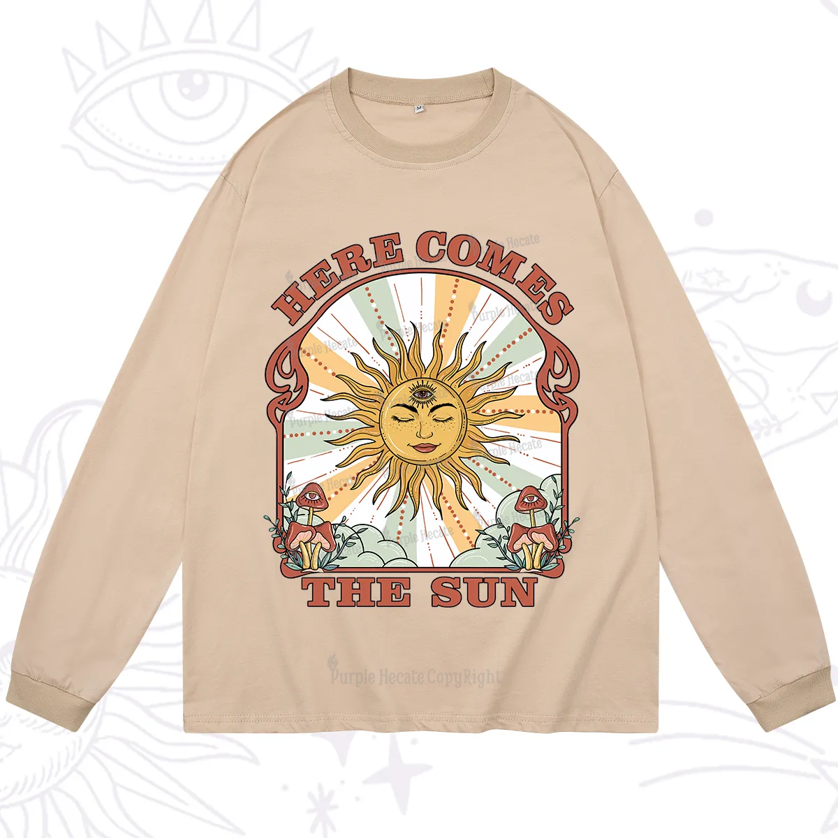 PurplehecateHere Comes The Sun Long Sleeve T-Shirt