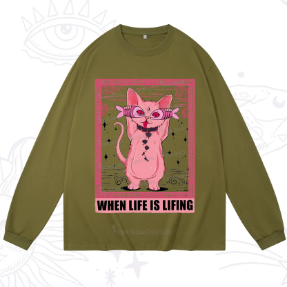Purplehecate The Toasted Hermit Tarot Long Sleeve T-Shirt