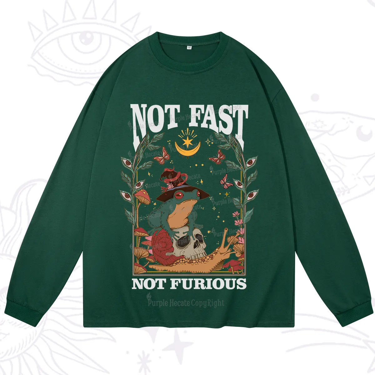 Purplehecate Not Fast Not Furious Long Sleeve T-Shirt