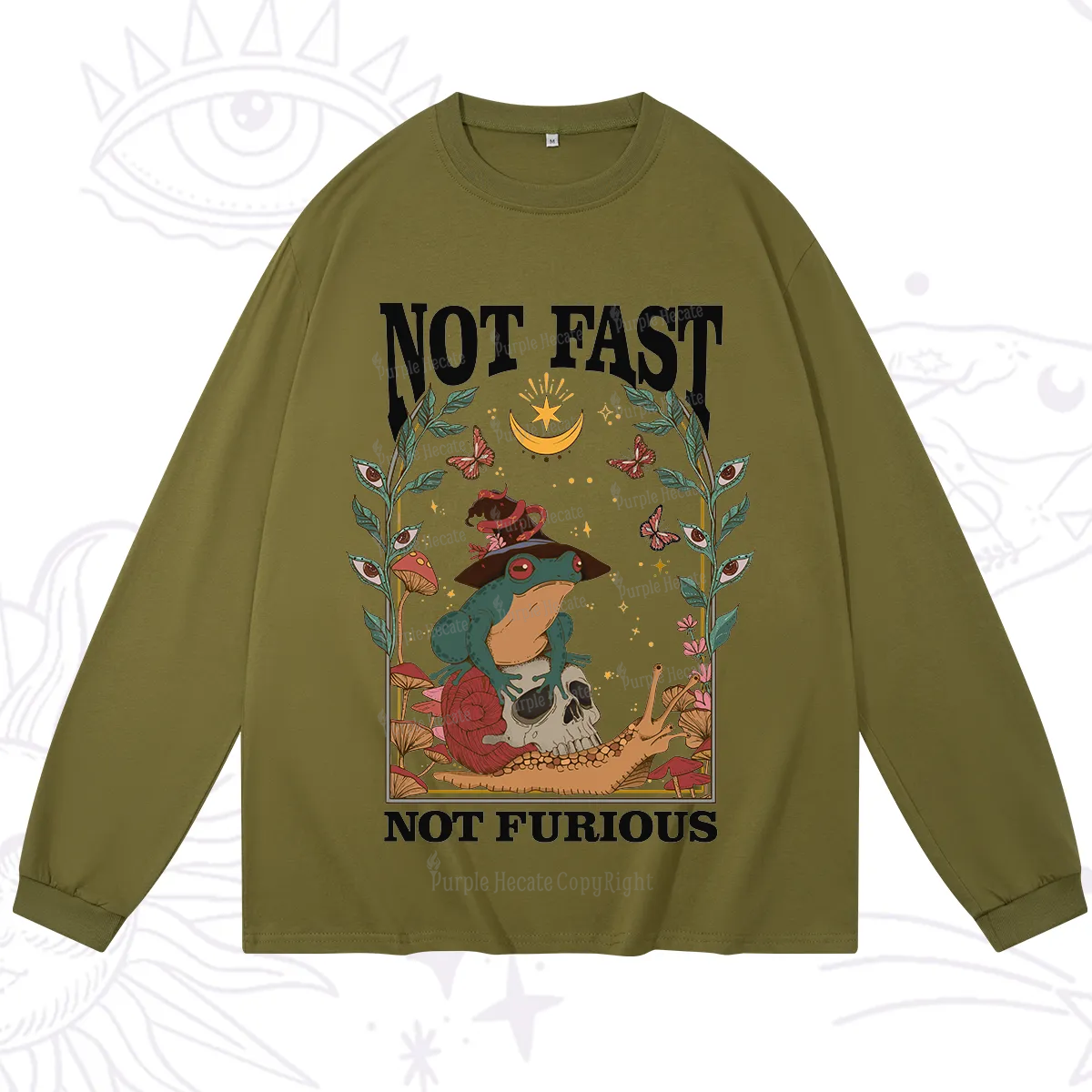 Purplehecate Not Fast Not Furious Long Sleeve T-Shirt