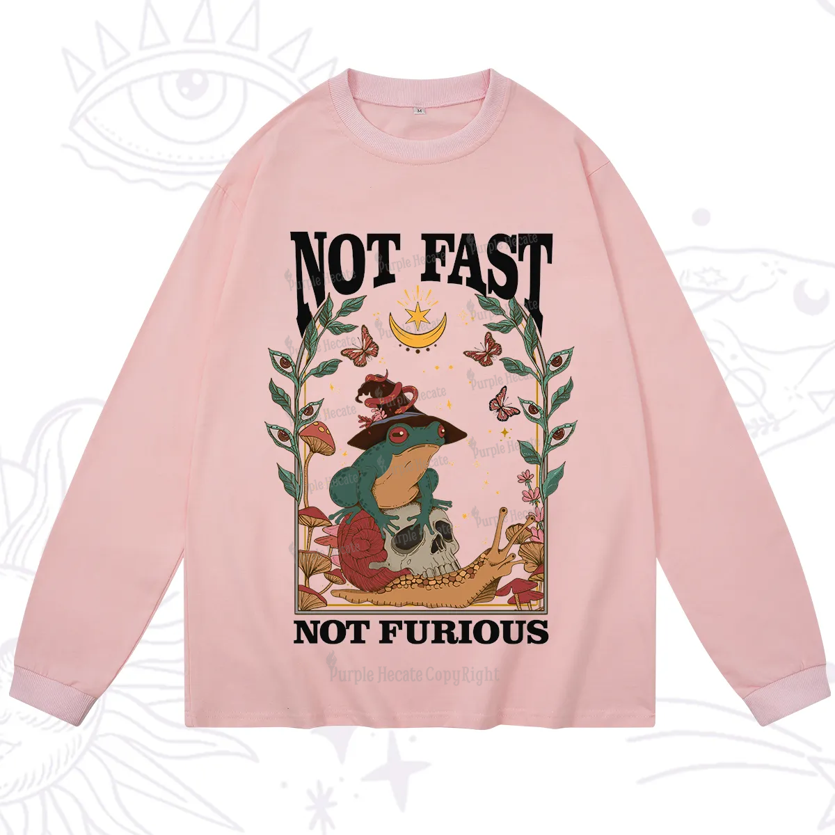 Purplehecate Not Fast Not Furious Long Sleeve T-Shirt