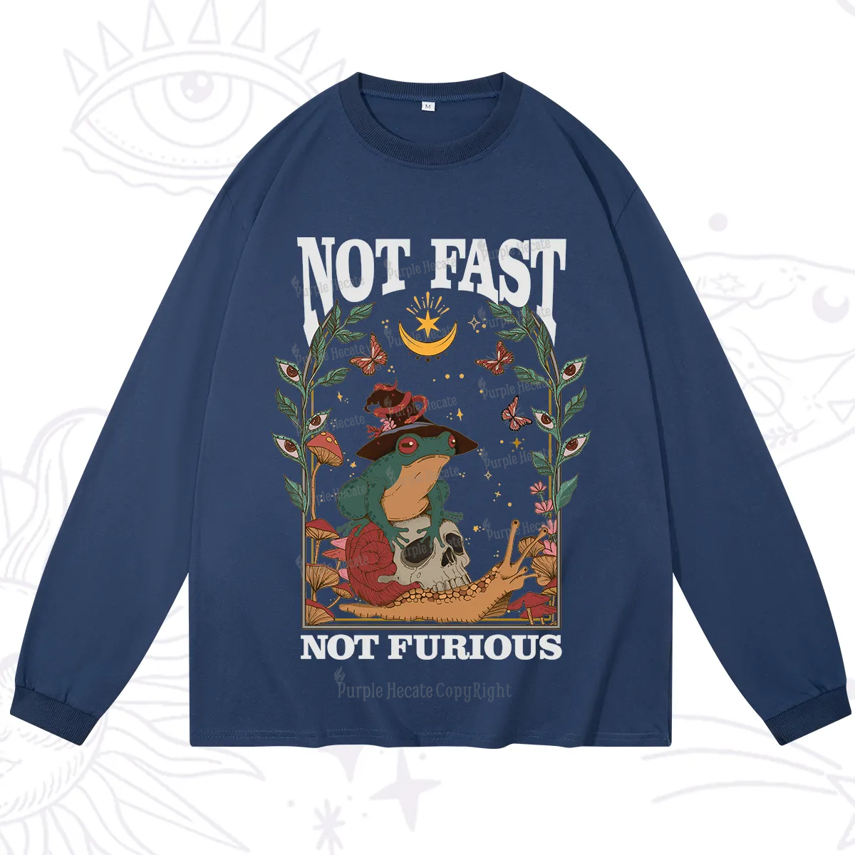 Purplehecate Not Fast Not Furious Long Sleeve T-Shirt