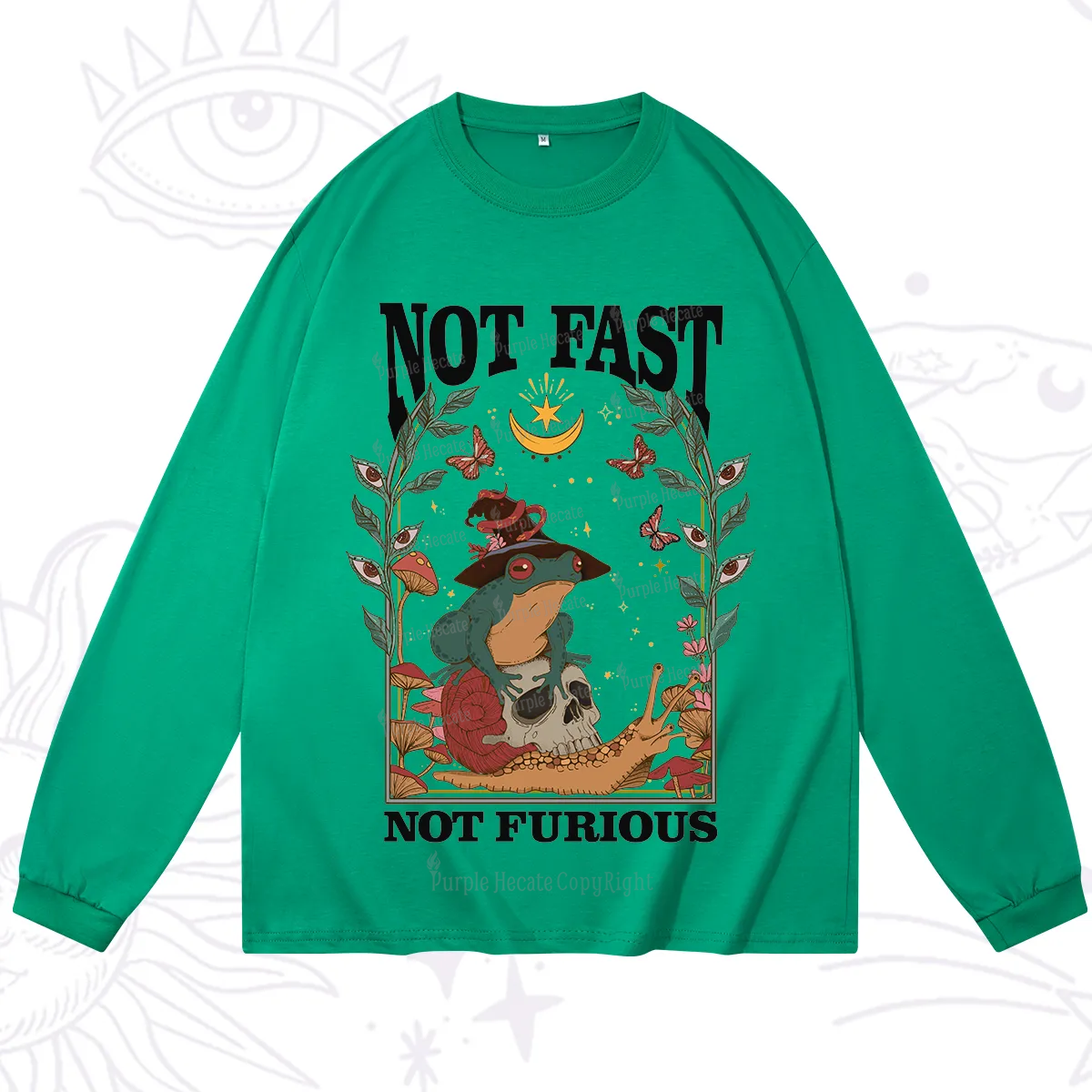 Purplehecate Not Fast Not Furious Long Sleeve T-Shirt