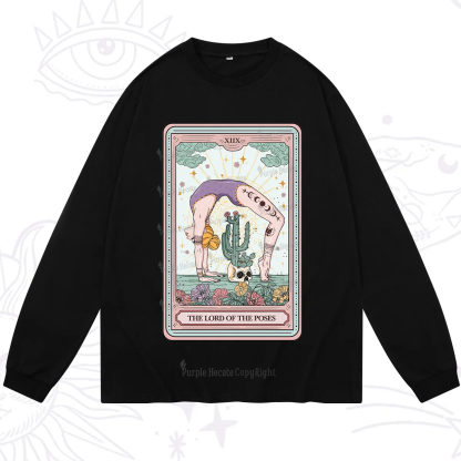 Purplehecate The Lord Of The Poses Tarot Long Sleeve T-Shirt