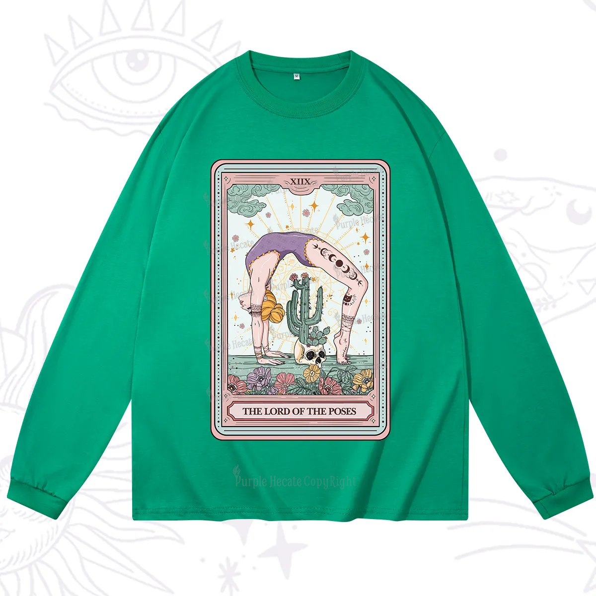 Purplehecate The Lord Of The Poses Tarot Long Sleeve T-Shirt