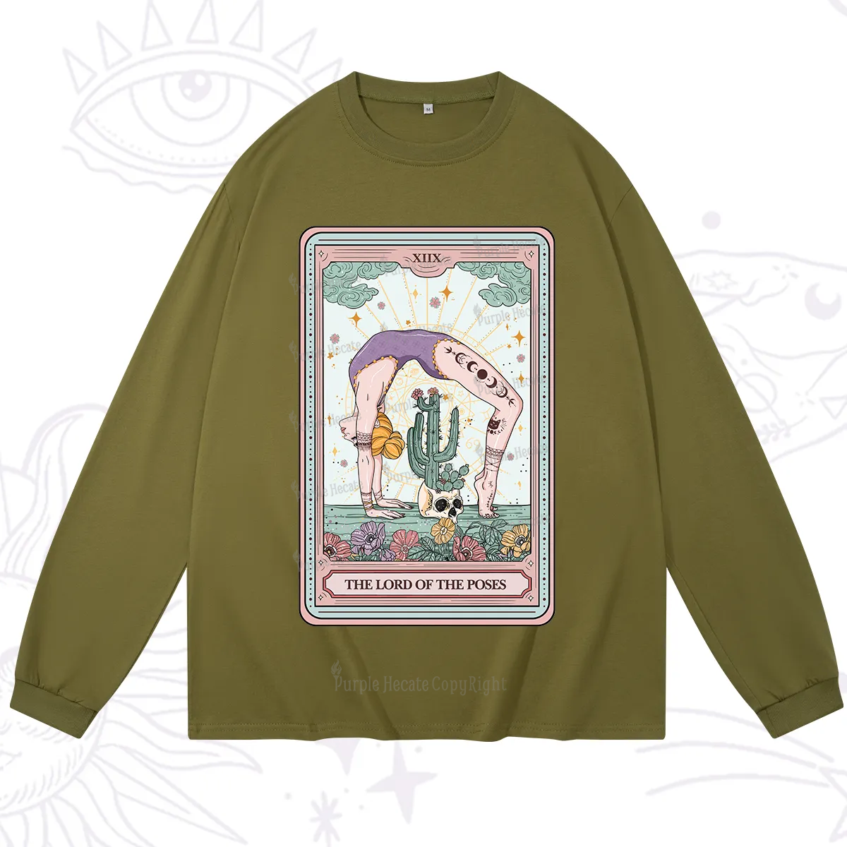 Purplehecate The Lord Of The Poses Tarot Long Sleeve T-Shirt