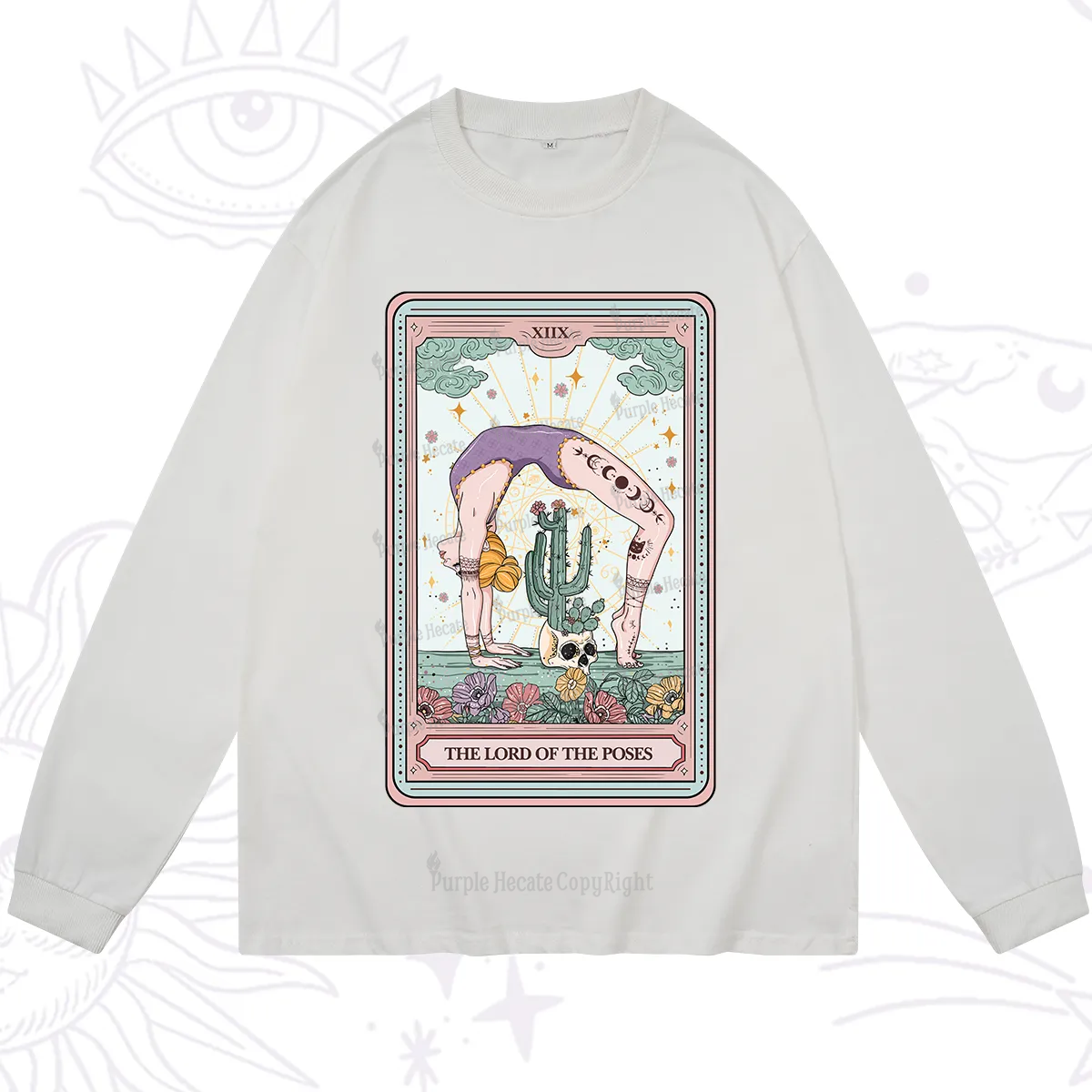 Purplehecate The Lord Of The Poses Tarot Long Sleeve T-Shirt