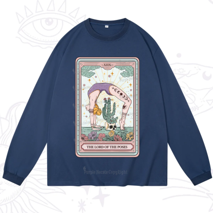 Purplehecate The Lord Of The Poses Tarot Long Sleeve T-Shirt