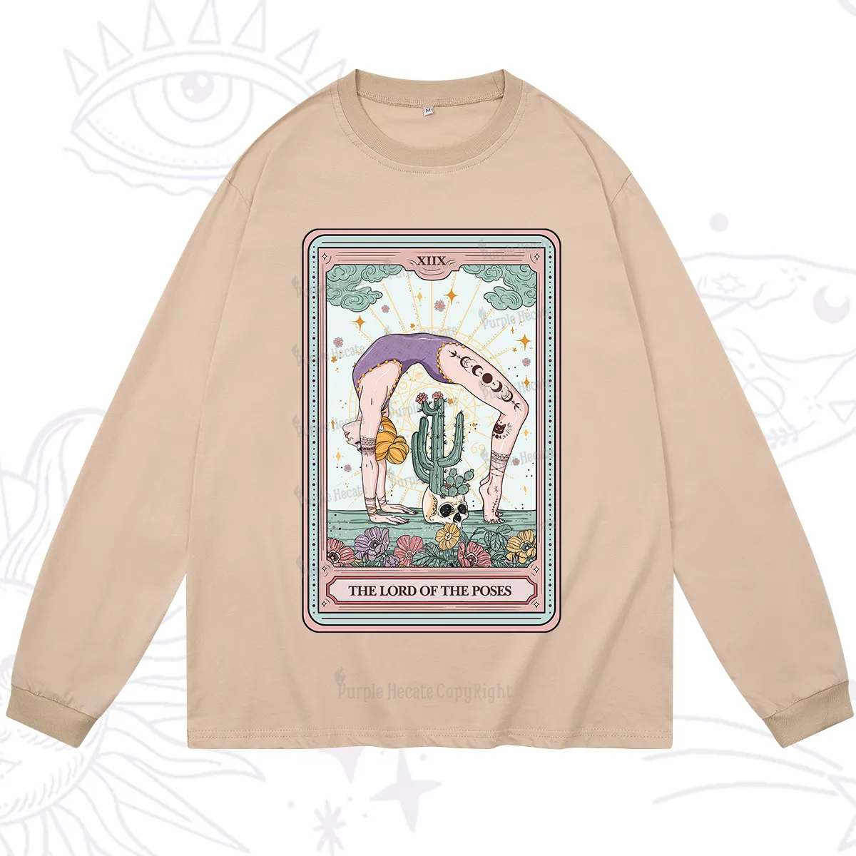 Purplehecate The Lord Of The Poses Tarot Long Sleeve T-Shirt