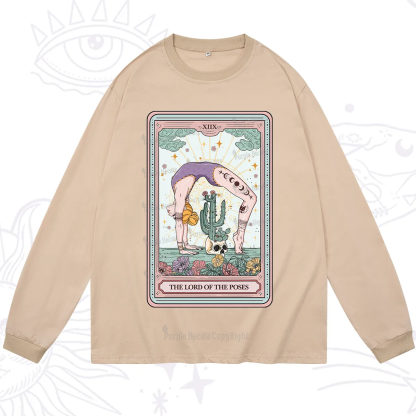 Purplehecate The Lord Of The Poses Tarot Long Sleeve T-Shirt