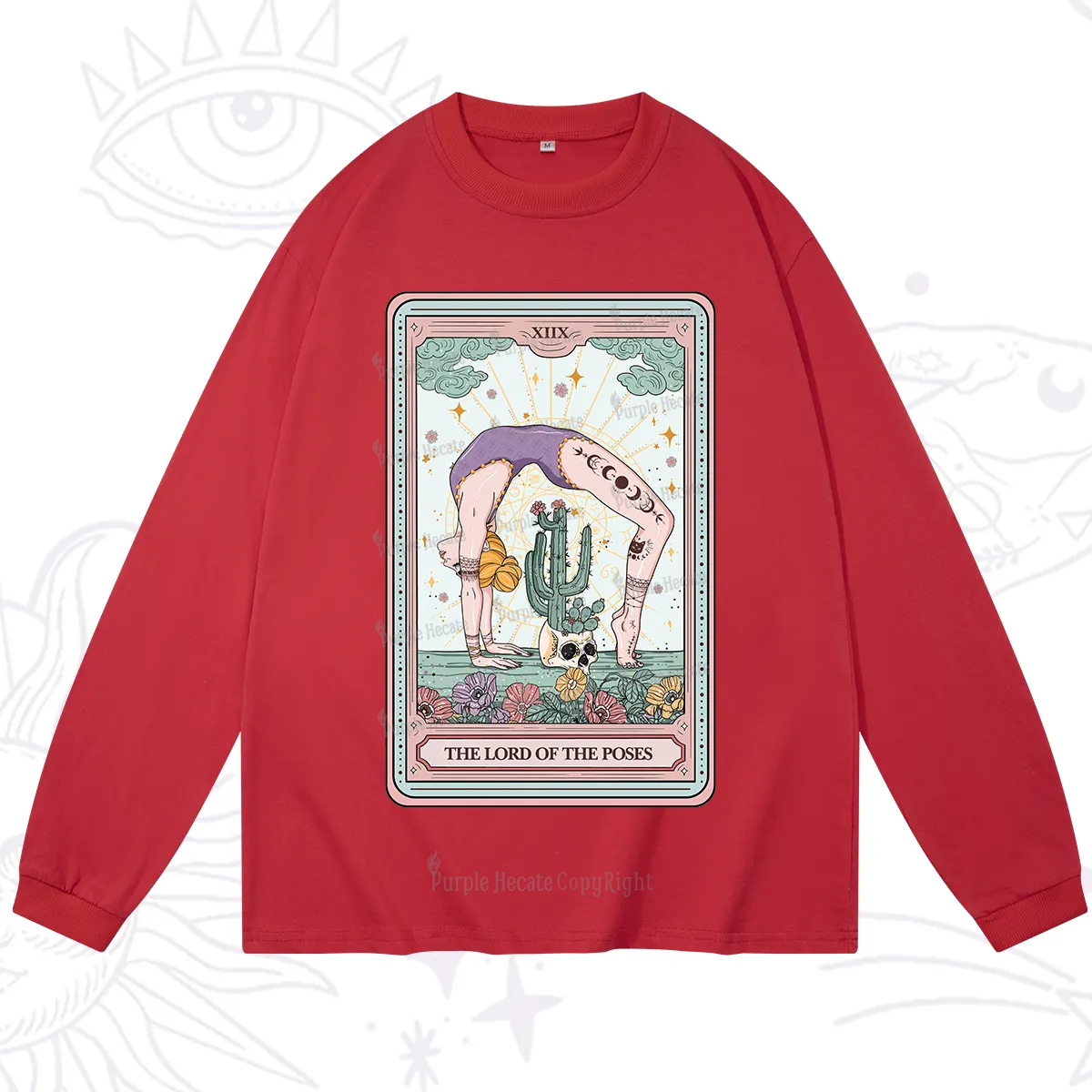 Purplehecate The Lord Of The Poses Tarot Long Sleeve T-Shirt