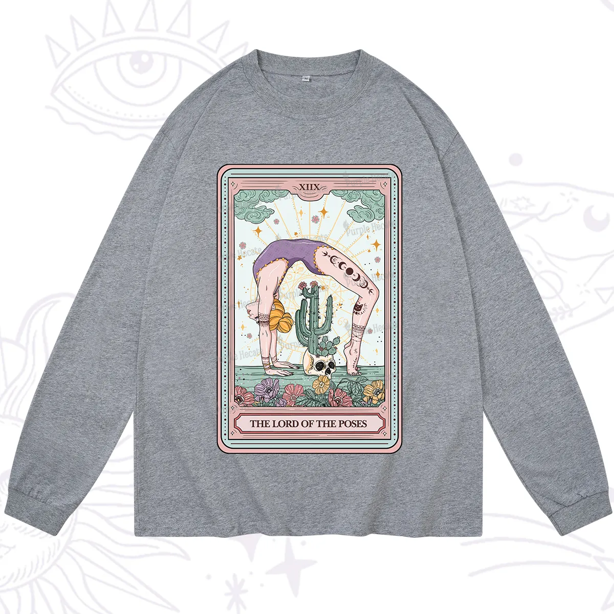 Purplehecate The Lord Of The Poses Tarot Long Sleeve T-Shirt