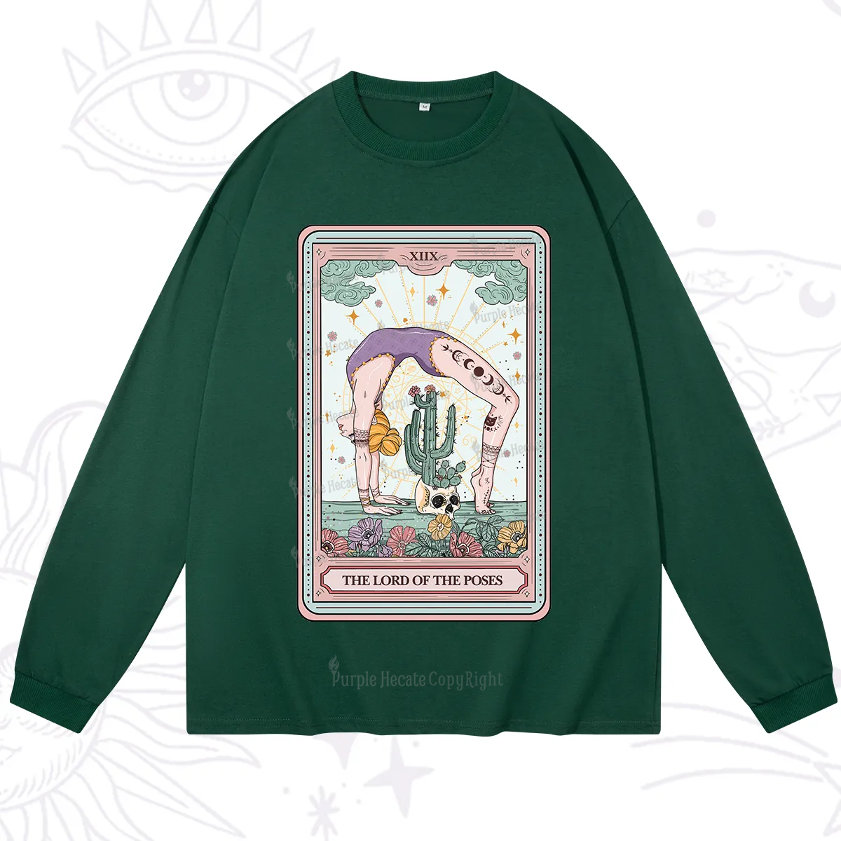 Purplehecate The Lord Of The Poses Tarot Long Sleeve T-Shirt