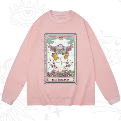 Purplehecate The Doctor Tarot Long Sleeve T-Shirt