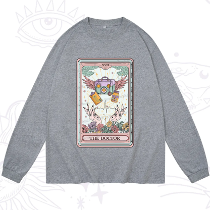 Purplehecate The Doctor Tarot Long Sleeve T-Shirt
