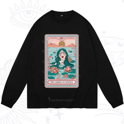 Purplehecate The Garden Of Mystics Tarot Long Sleeve T-Shirt