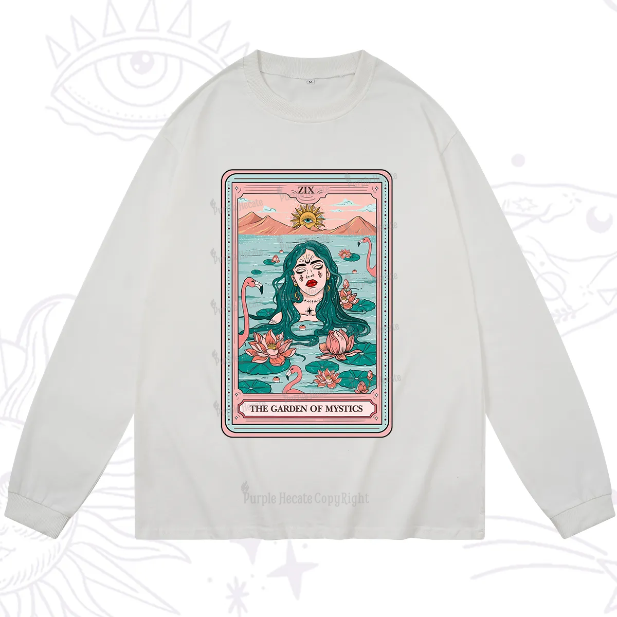 Purplehecate The Garden Of Mystics Tarot Long Sleeve T-Shirt