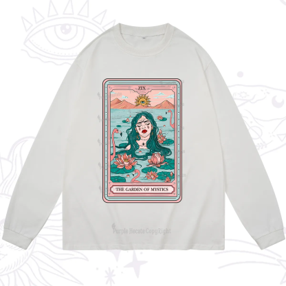 Purplehecate The Garden Of Mystics Tarot Long Sleeve T-Shirt