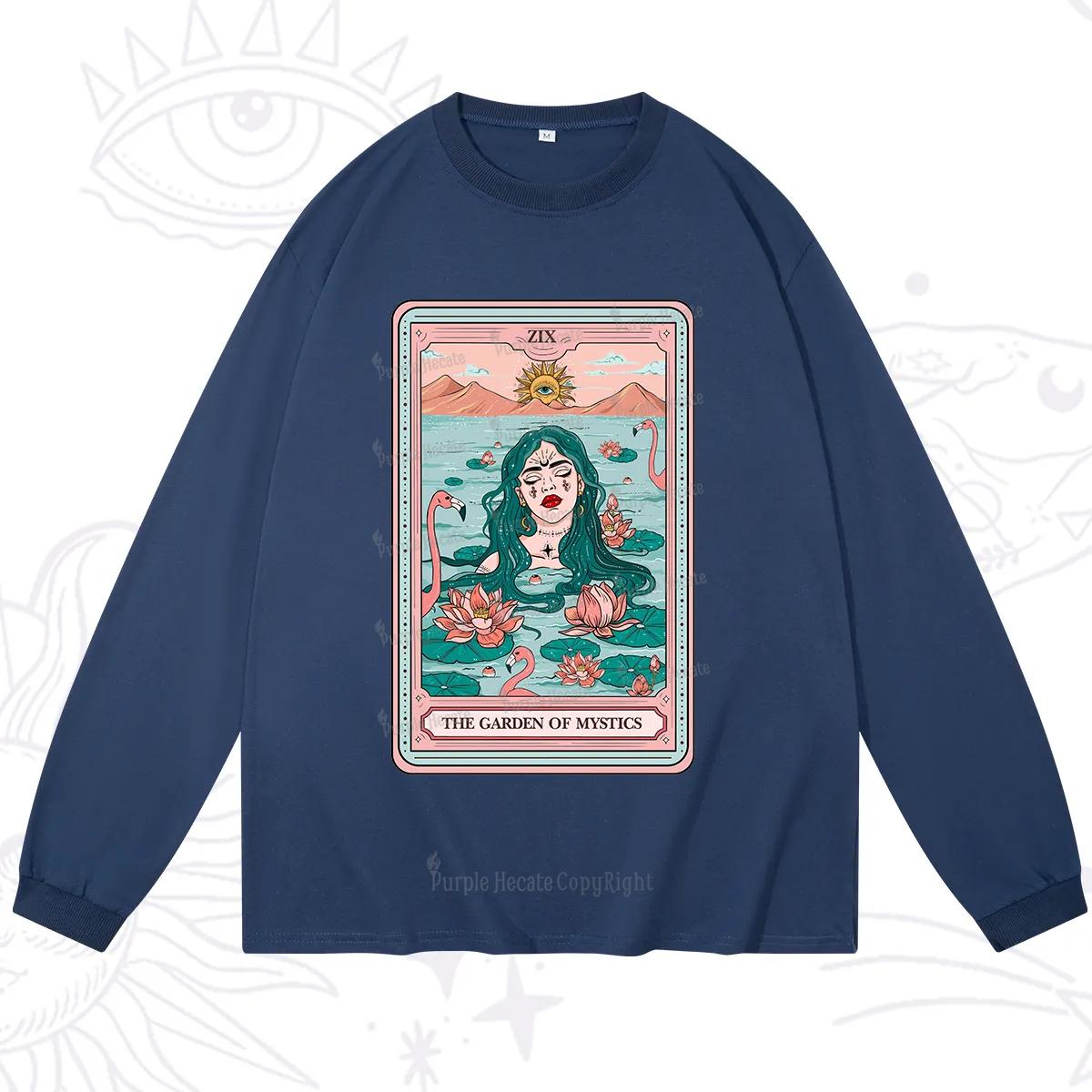 Purplehecate The Garden Of Mystics Tarot Long Sleeve T-Shirt