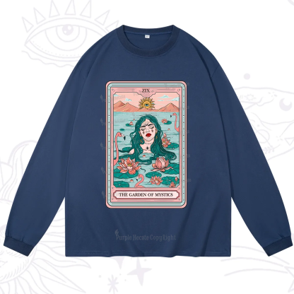 Purplehecate The Garden Of Mystics Tarot Long Sleeve T-Shirt