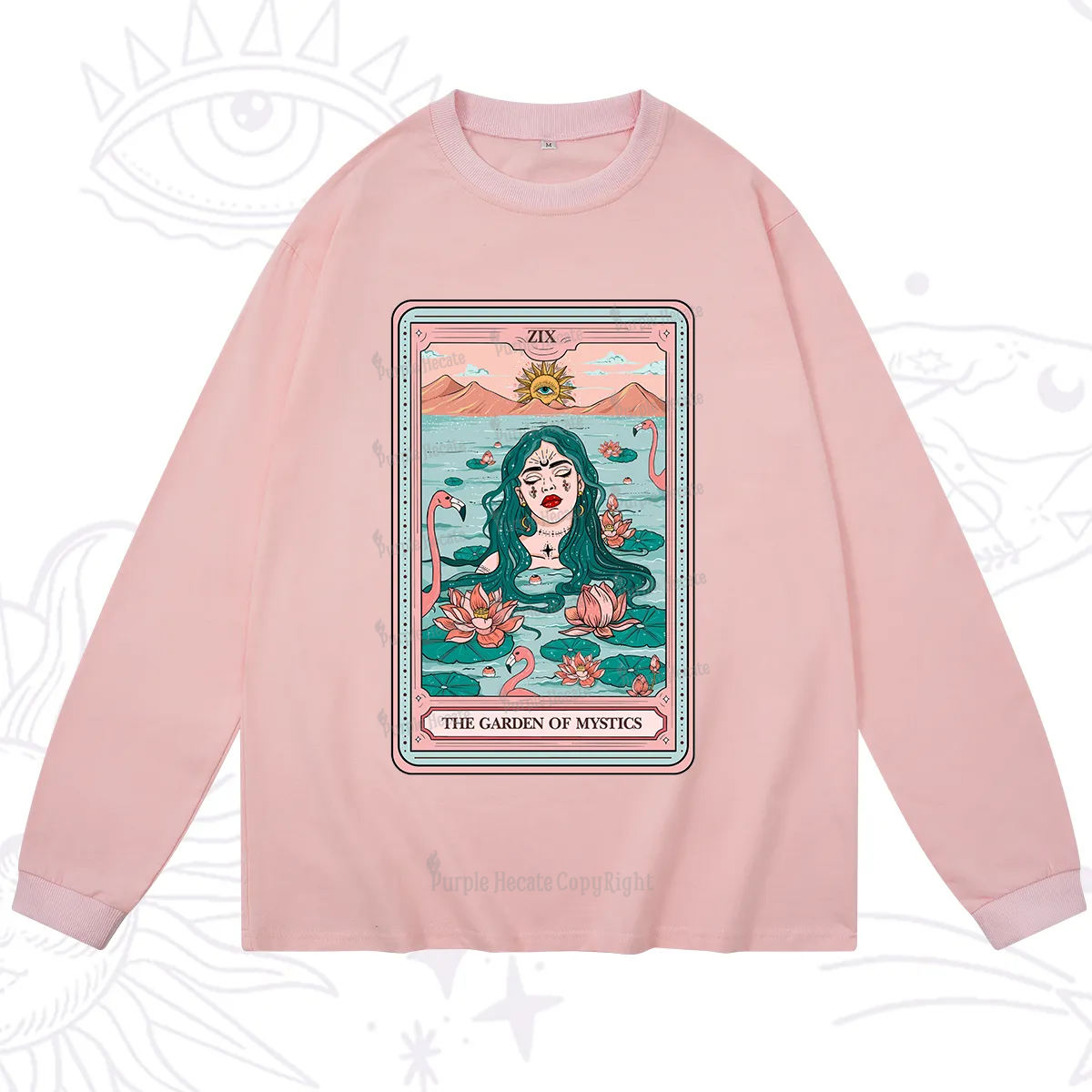 Purplehecate The Garden Of Mystics Tarot Long Sleeve T-Shirt
