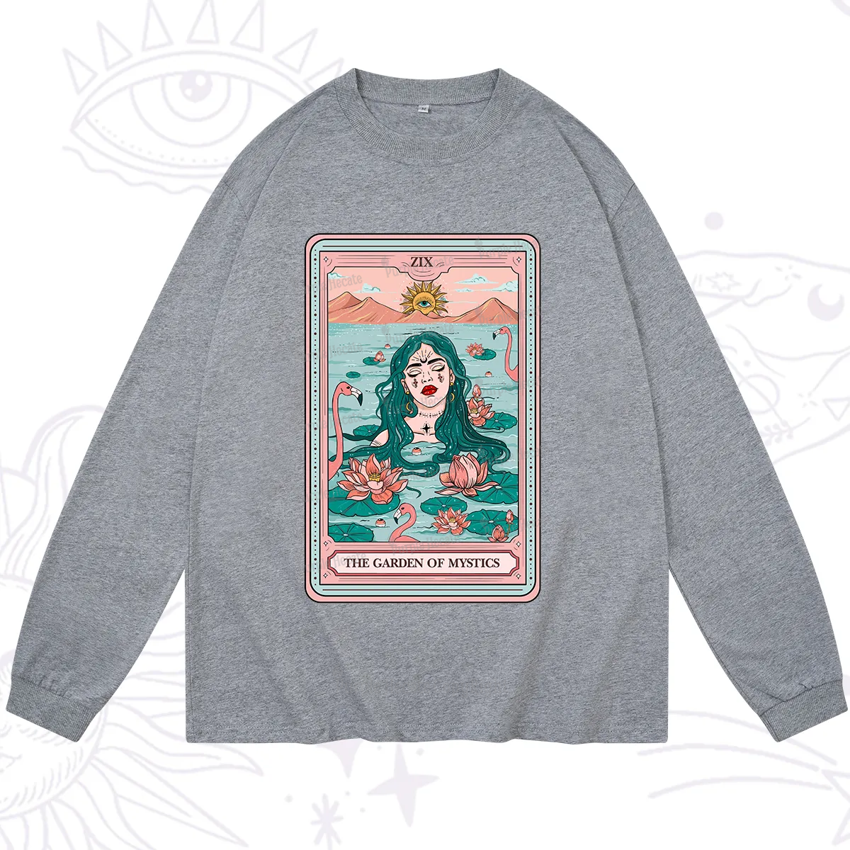 Purplehecate The Garden Of Mystics Tarot Long Sleeve T-Shirt