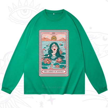 Purplehecate The Garden Of Mystics Tarot Long Sleeve T-Shirt