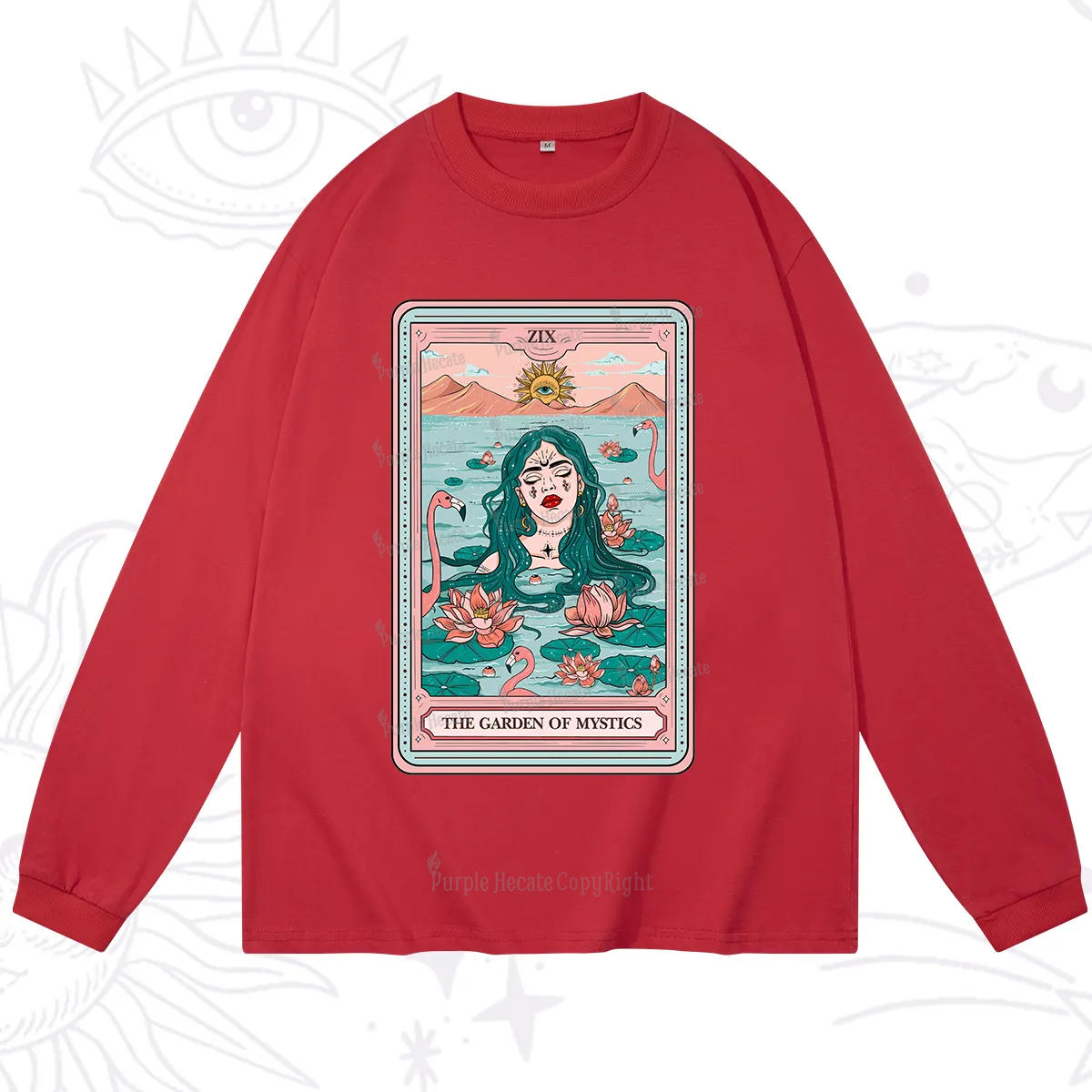 Purplehecate The Garden Of Mystics Tarot Long Sleeve T-Shirt