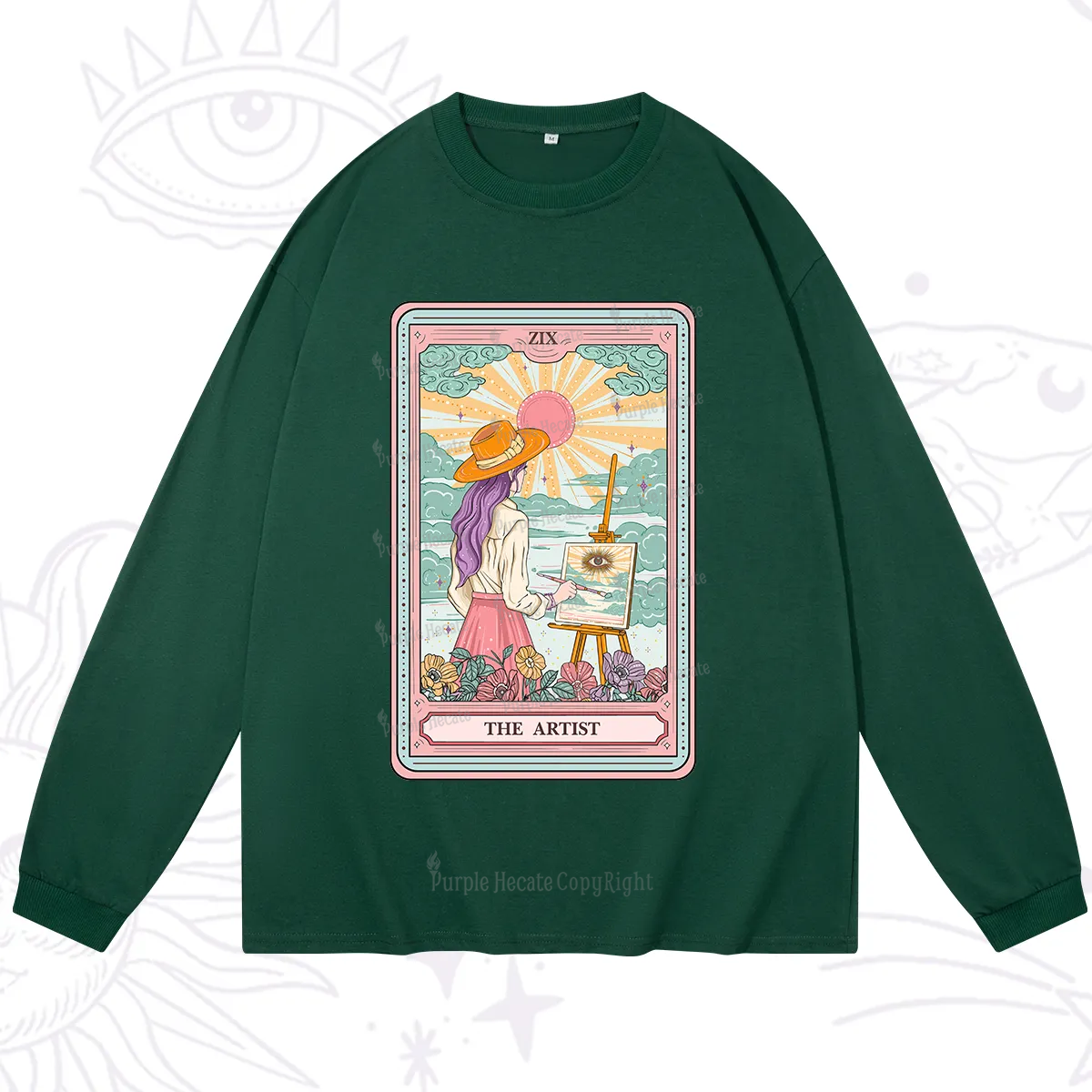 Purplehecate The Artist Tarot Long Sleeve T-Shirt